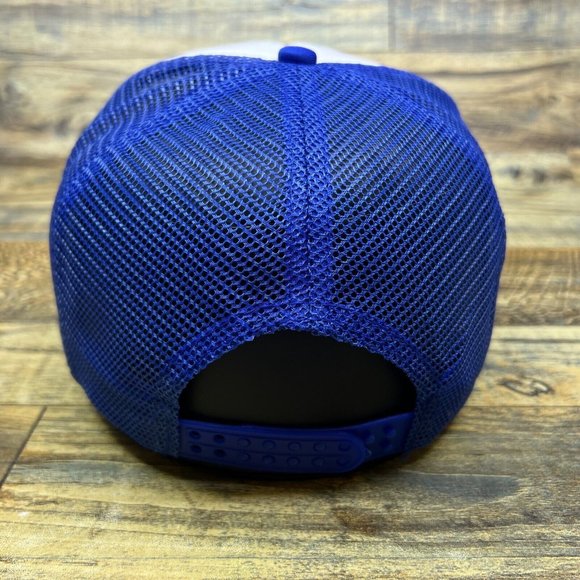 Defunct Old Style Beer Mens Trucker Hat Blue Snapback Lager Retro Logo Ball Cap - Picture 5 of 8